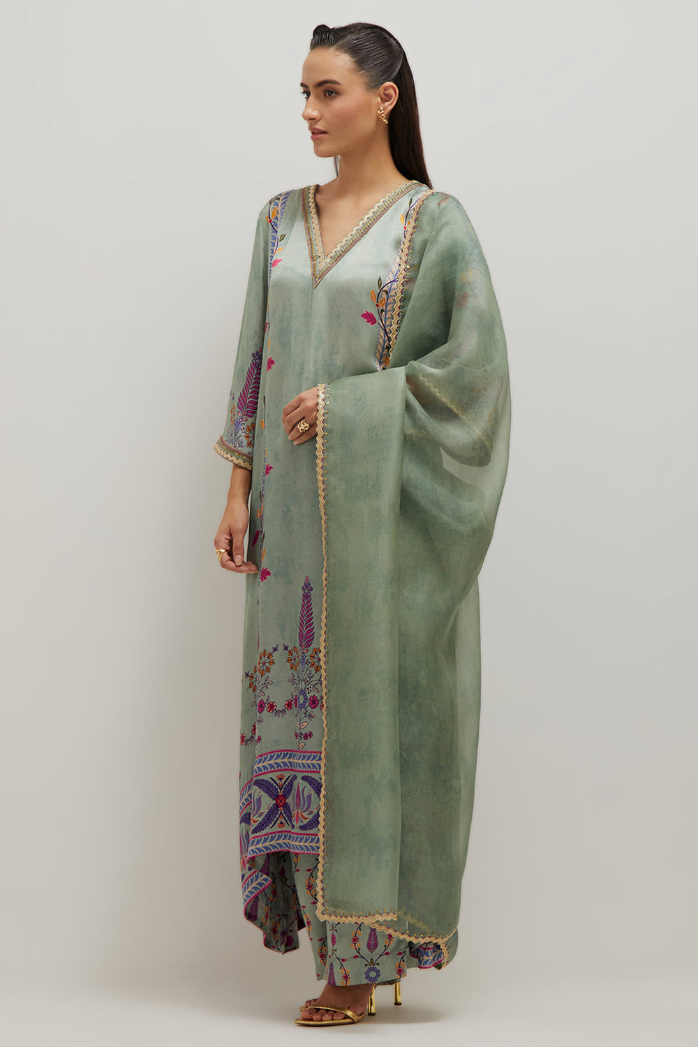 Kaftaan Kurta Set
