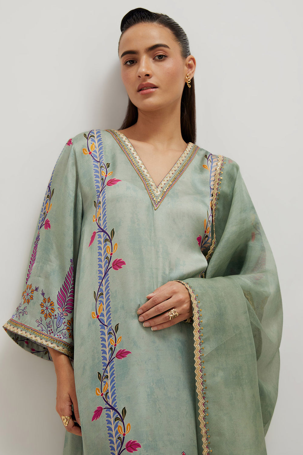 Kaftaan Kurta Set