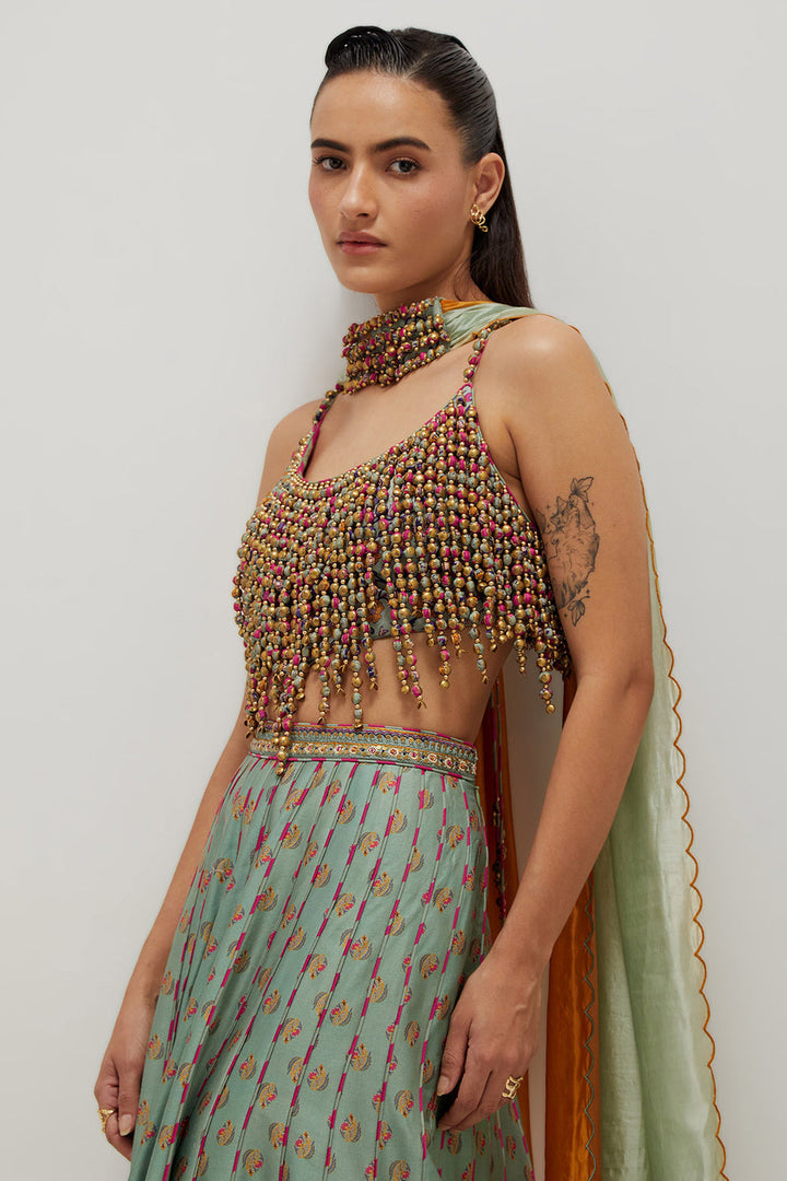 Moh Top And Skirt Set