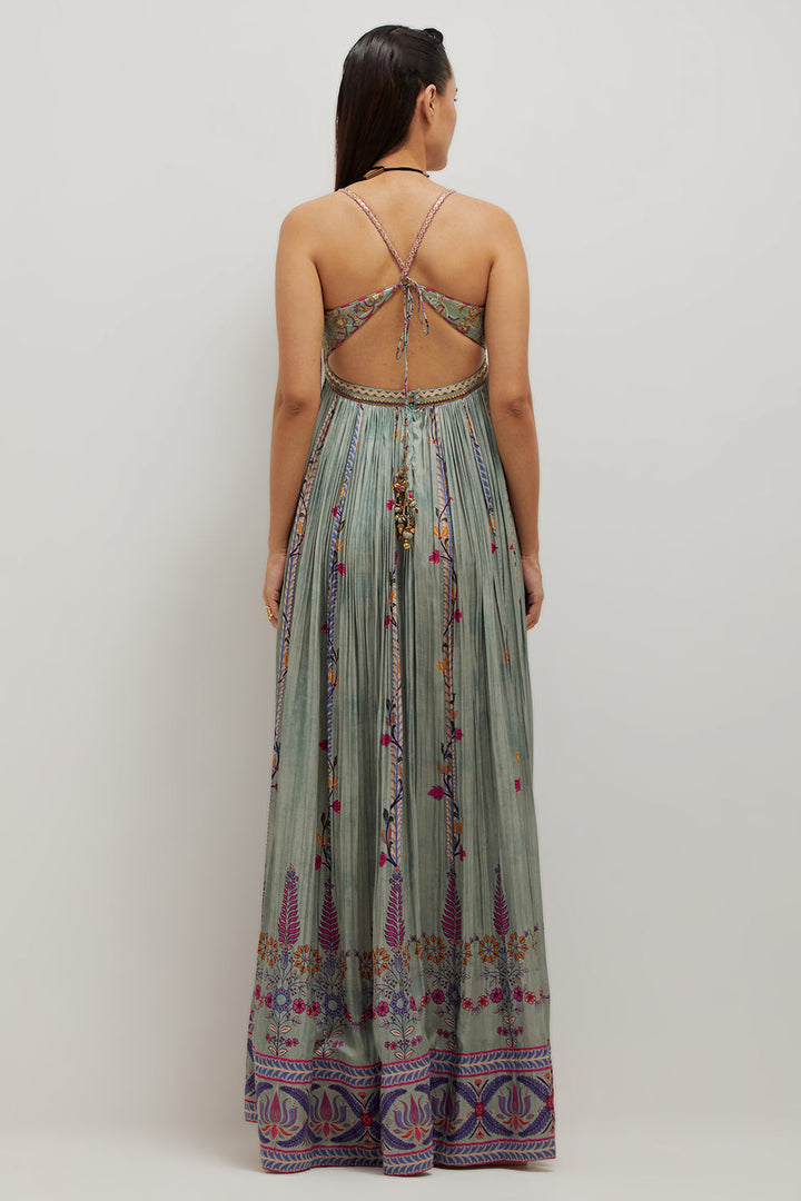 Sage Bralette Maxi Dress