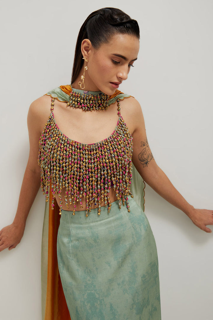 Sage Pencil Skirt Set