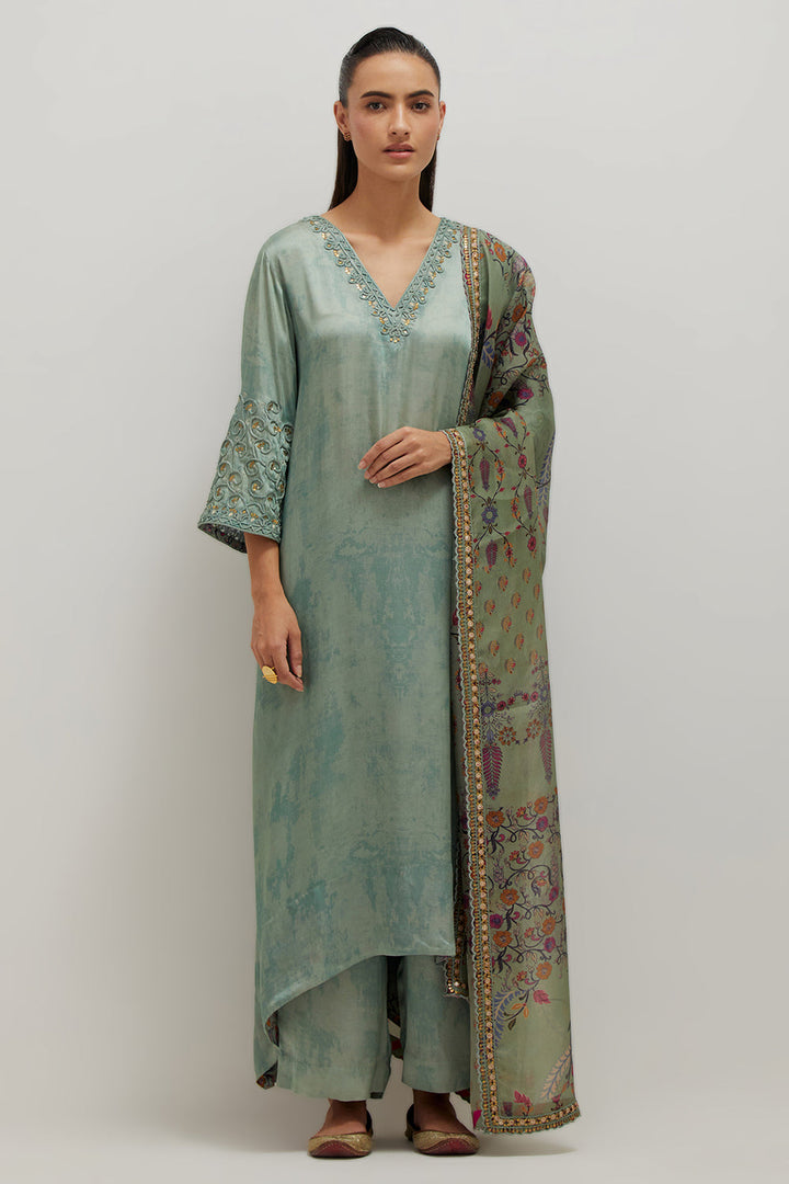 Kaftaan Kurta Set