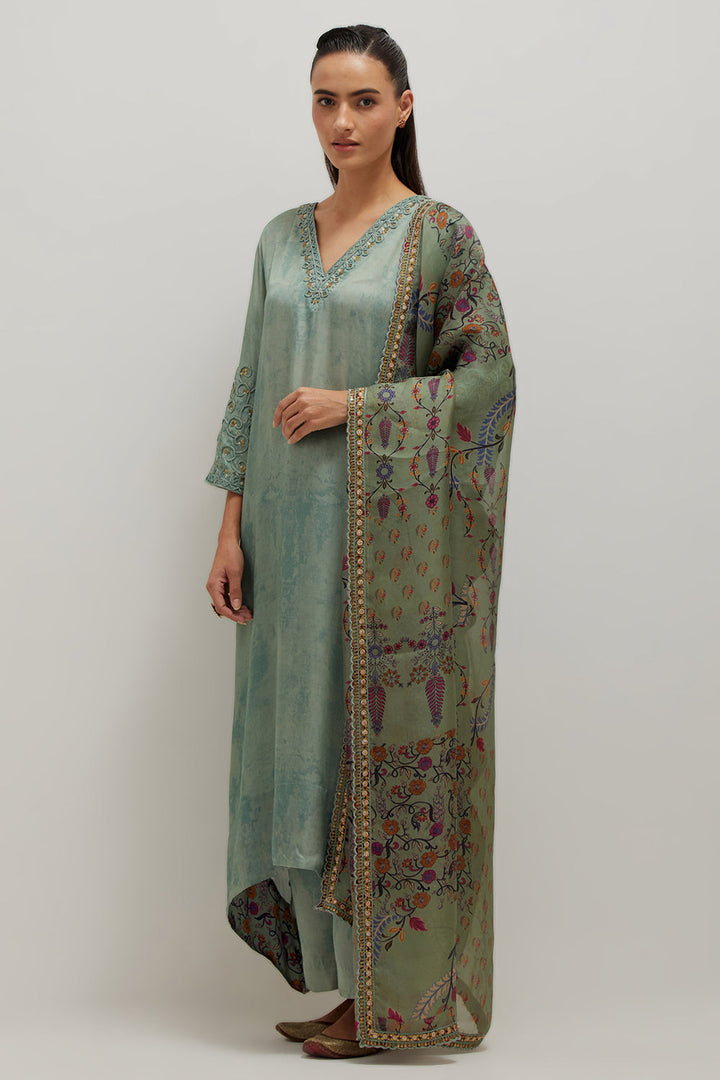 Kaftaan Kurta Set