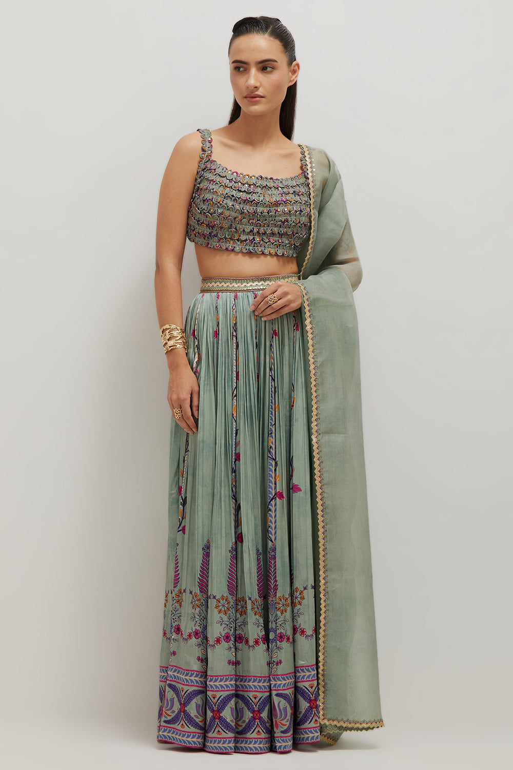 Dori Blouse Lehenga Set