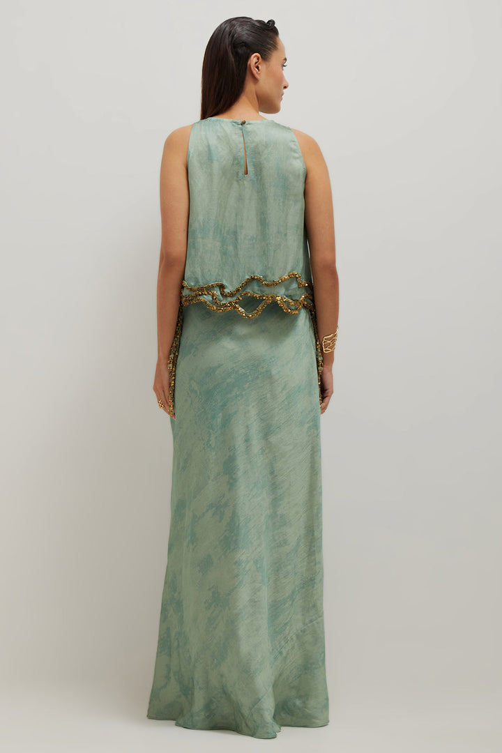 Sage Top And Skirt