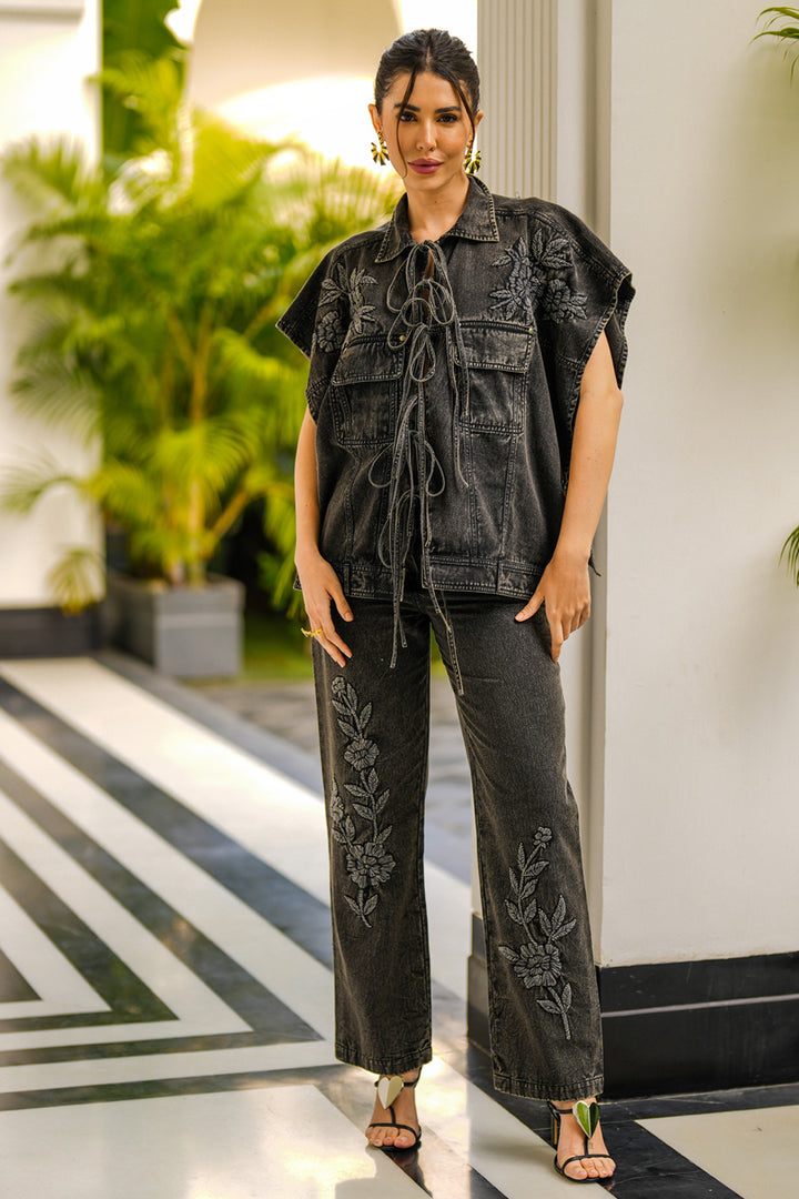 Reyna Denim Co-ord Set