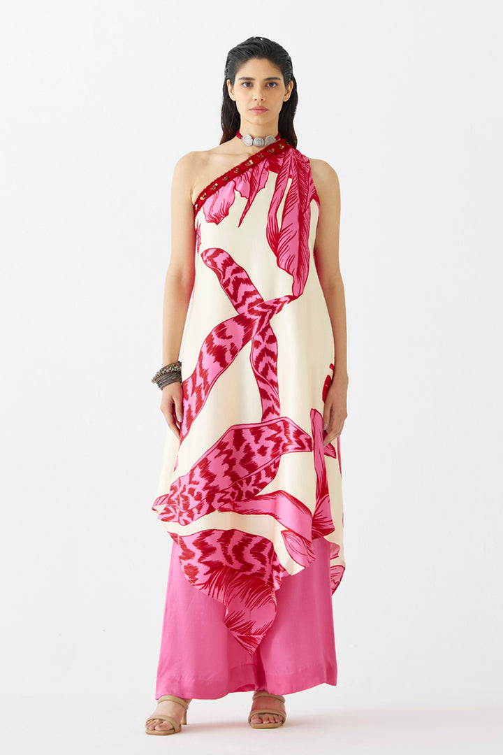 Pink  Aphrodite Strappy Dress