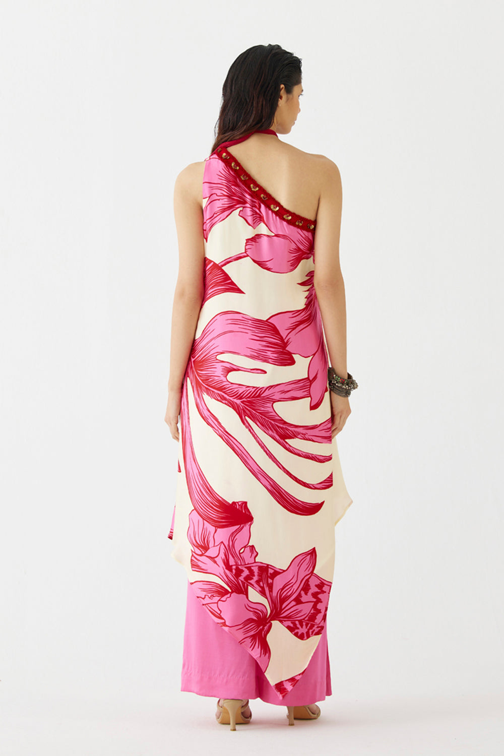 Pink  Aphrodite Strappy Dress