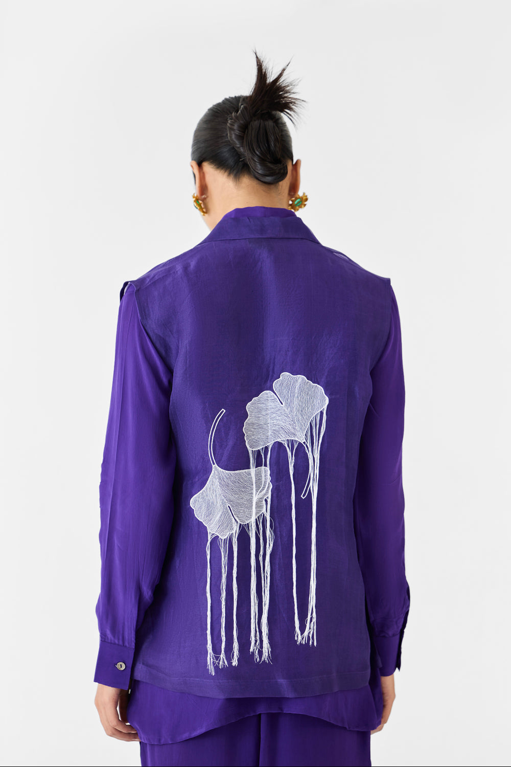 Violet Organza Jacket