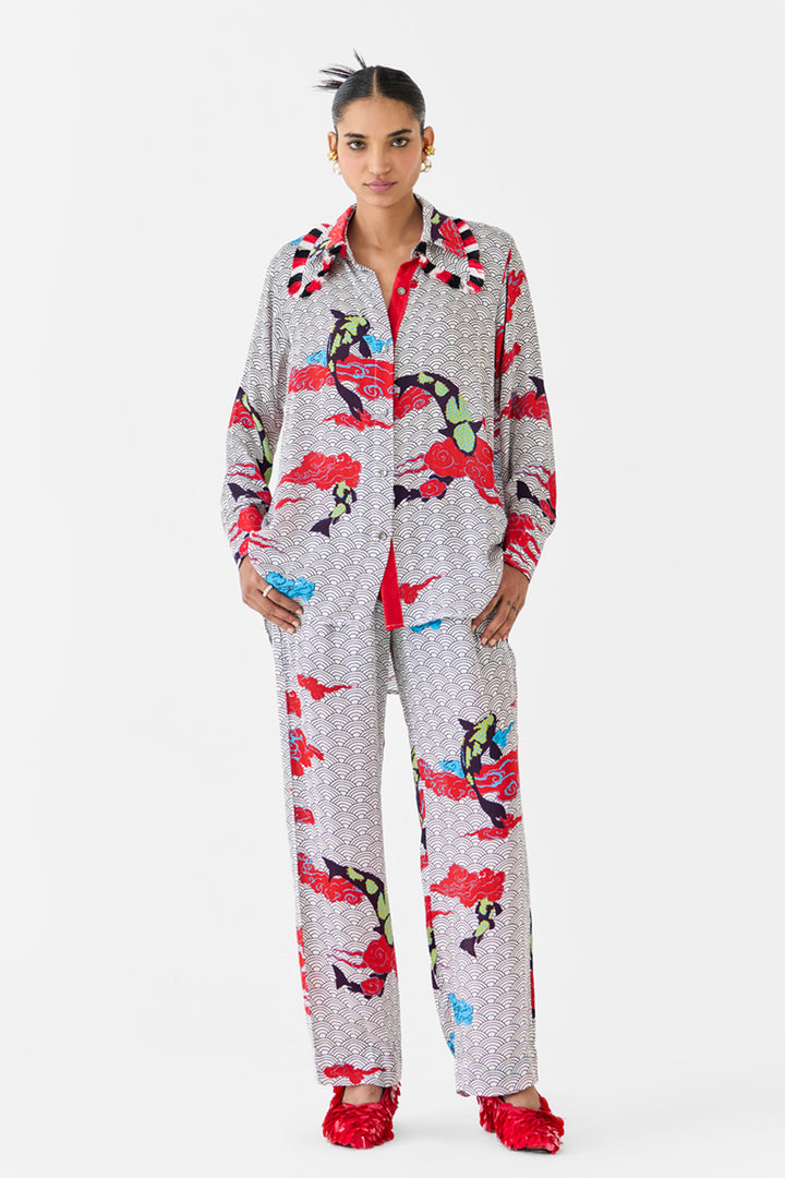 Koi Shirt & Trousers Co-ord