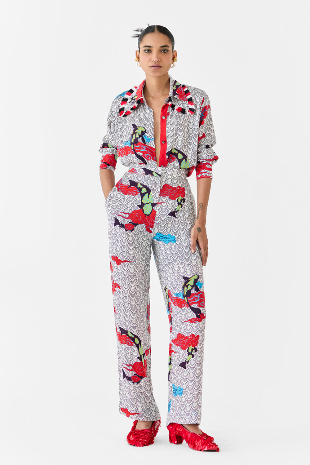 Koi Shirt & Trousers Co-ord