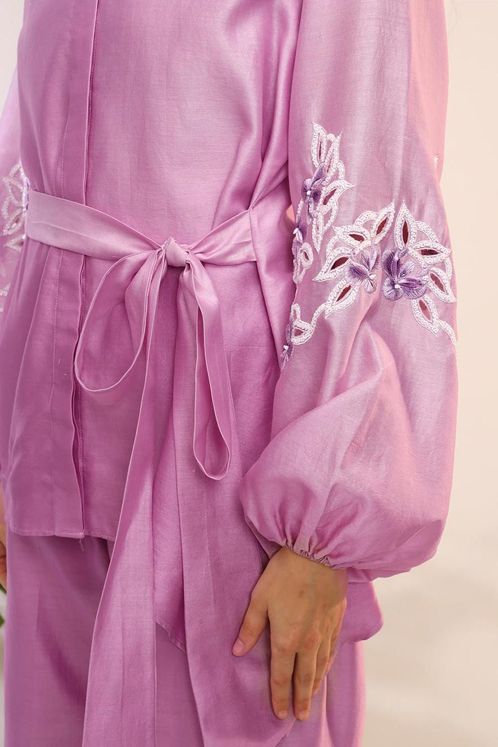 Asymmetric Tie Up Citrus Burst Co-ord Set