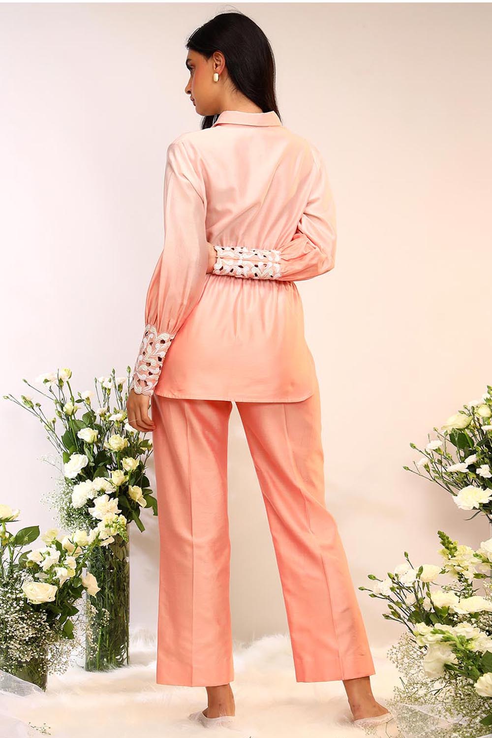 Elasticated Peach Fuzz Co-ord Set