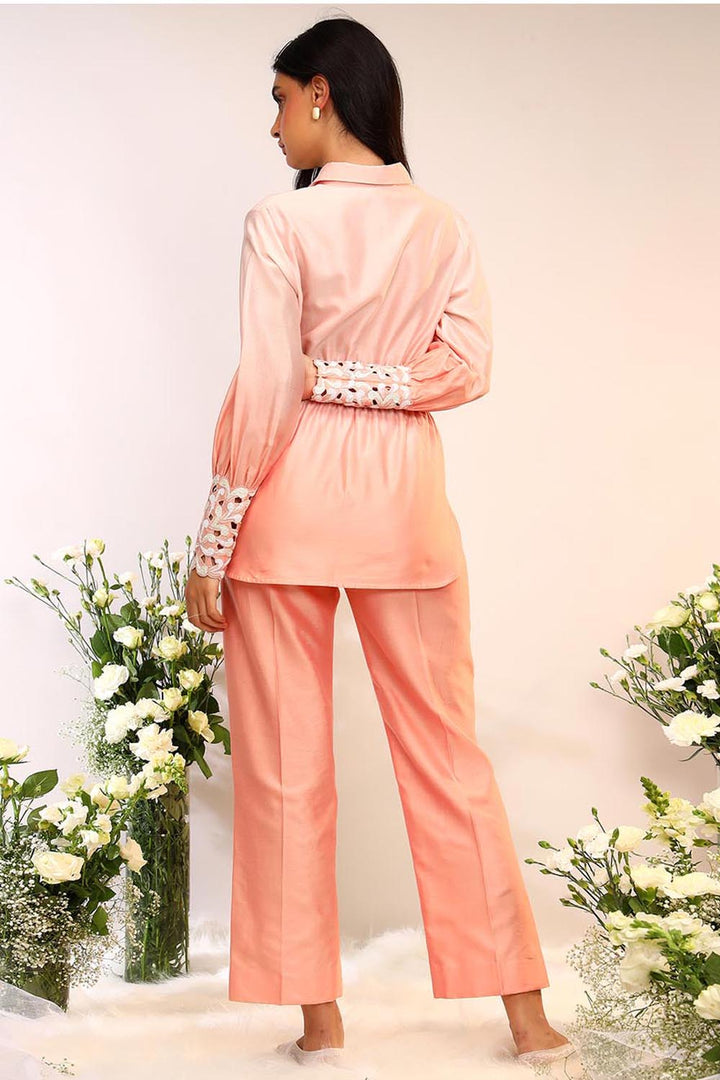 Elasticated Peach Fuzz Co-ord Set