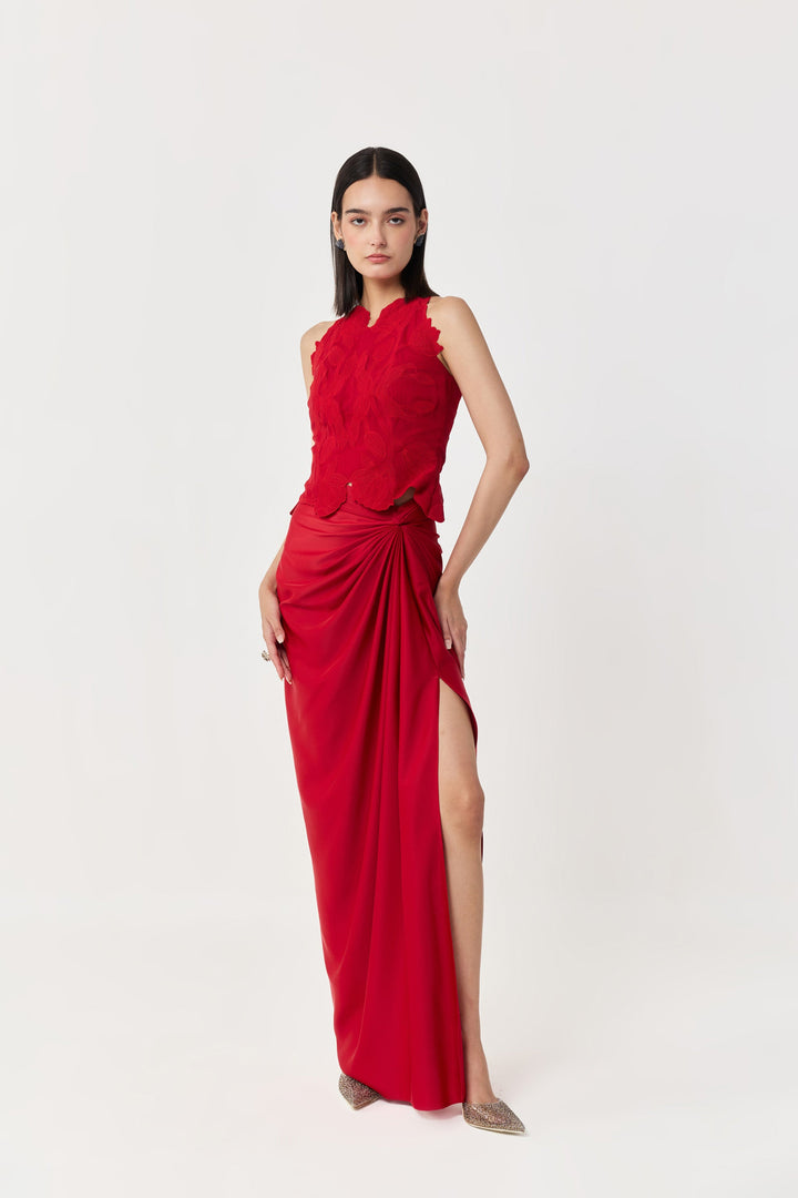 Wild Tulip Top Set - Red