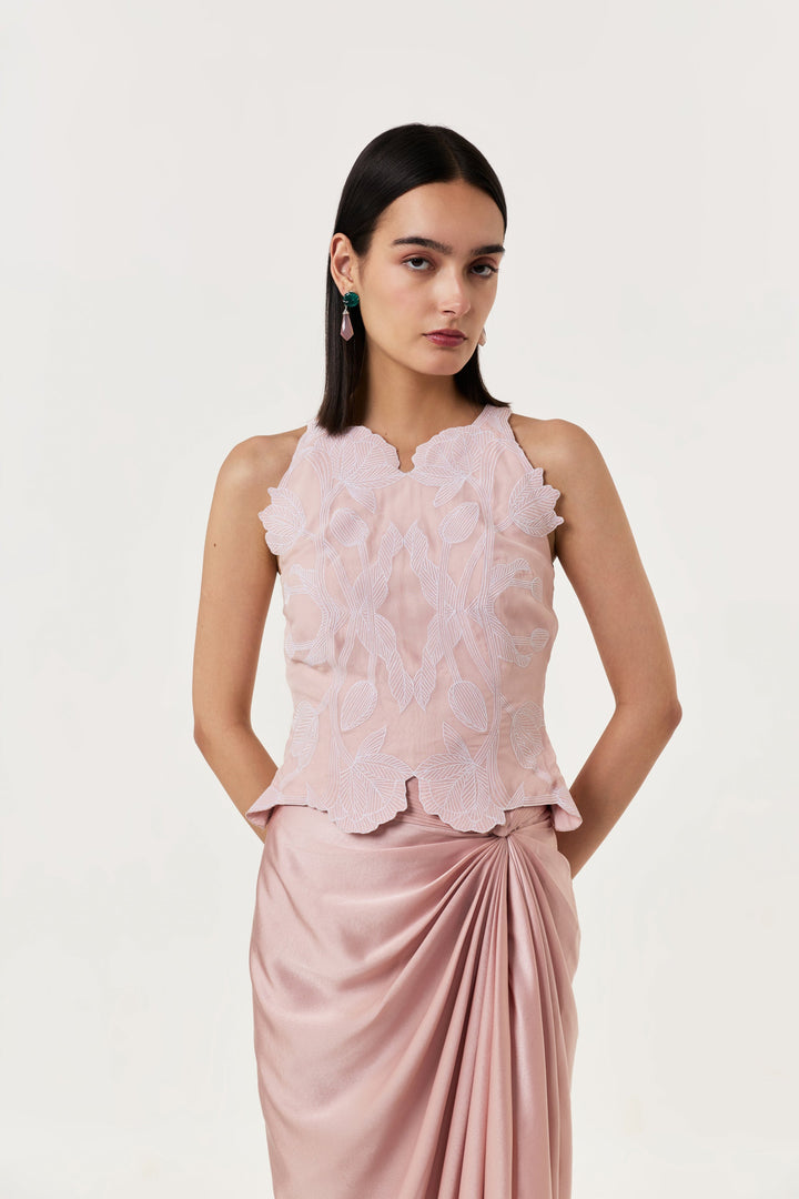 Wild Tulip Top - Blush Pink