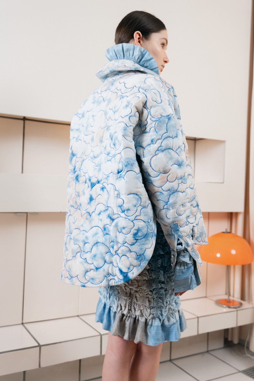 Cloudscape Oversized Quilted Shirt