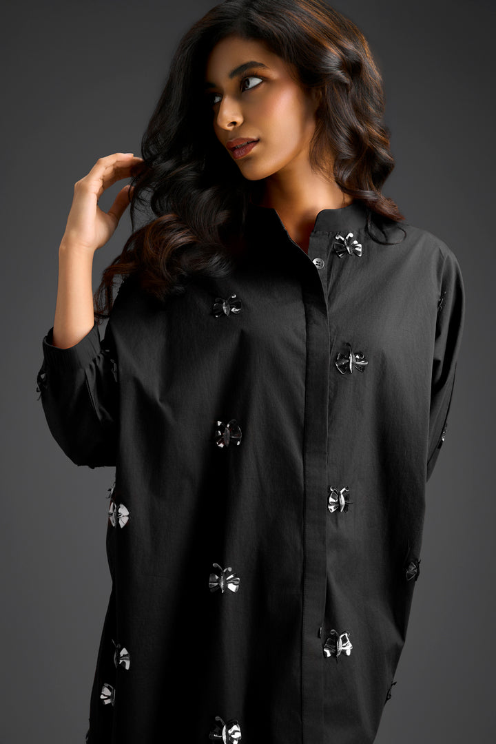 Black Shirt Dress