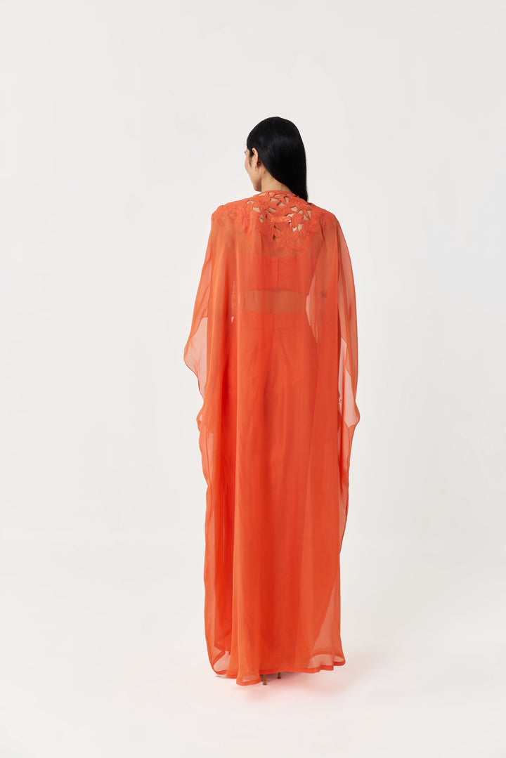 Wild Lily Cape Set - Orange