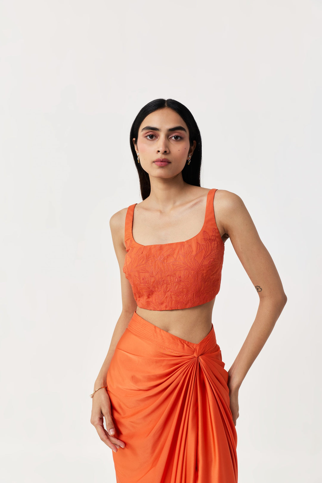 Wild Lily Cape Set - Orange