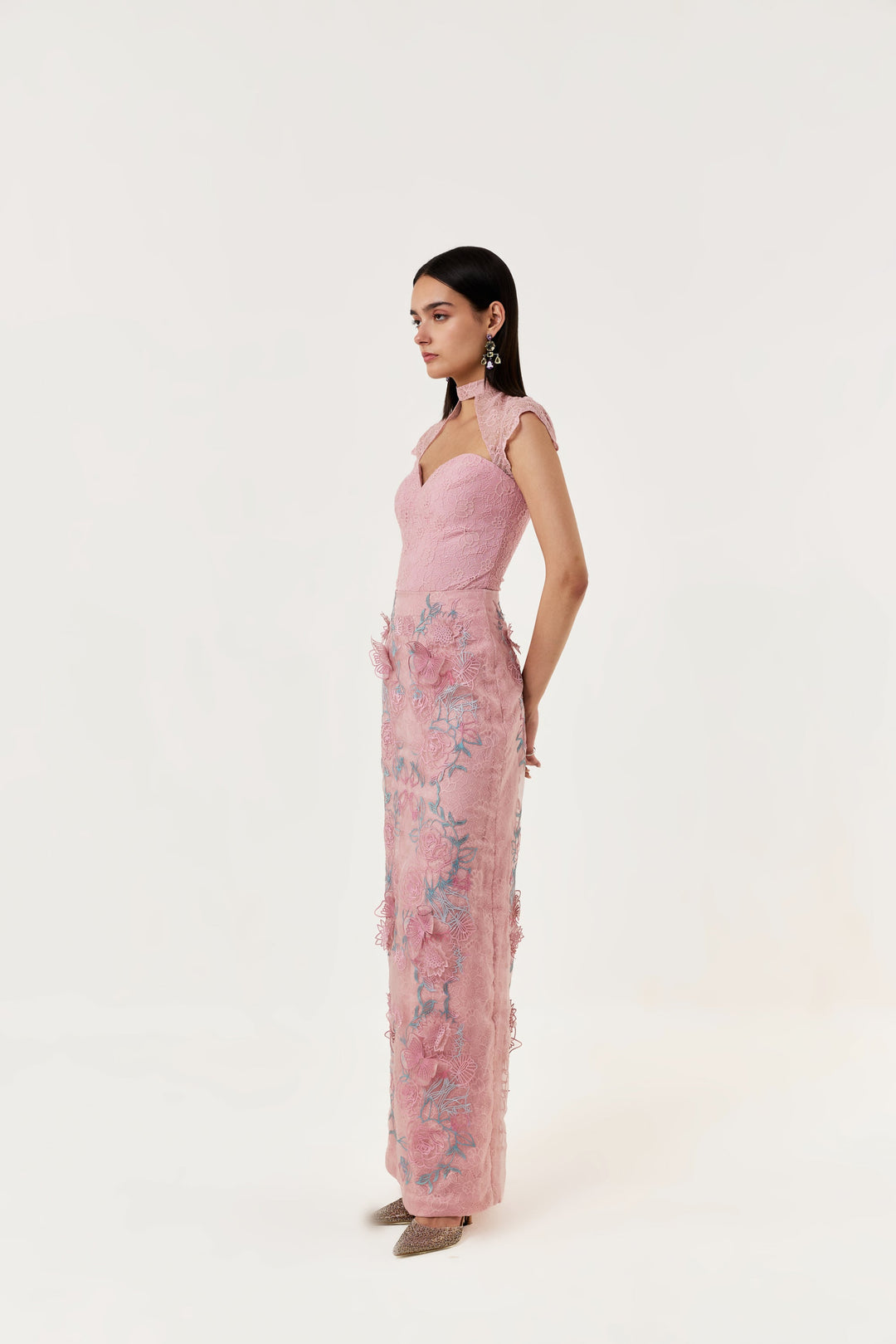 Butterfly Dahlia Skirt Set