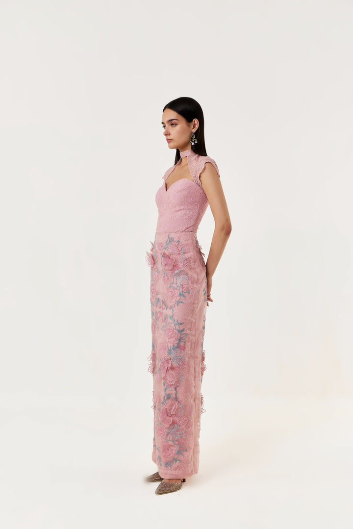 Butterfly Dahlia Skirt Set