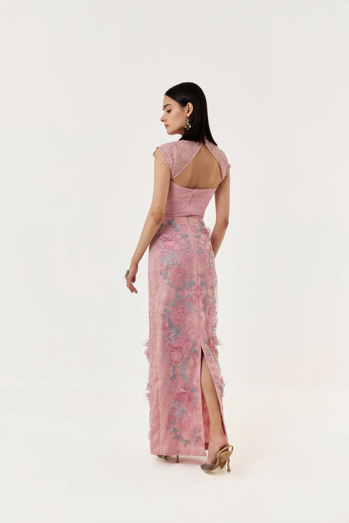 Butterfly Dahlia Skirt Set