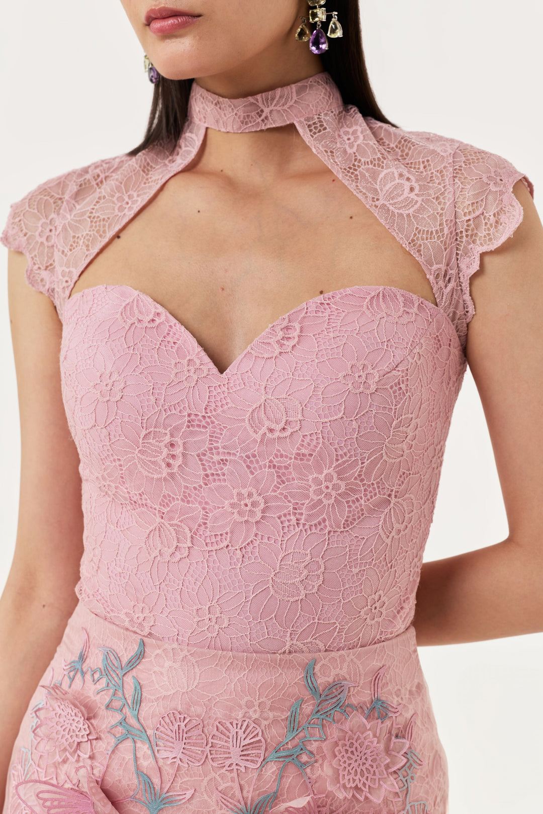 Butterfly Dahlia Skirt Set
