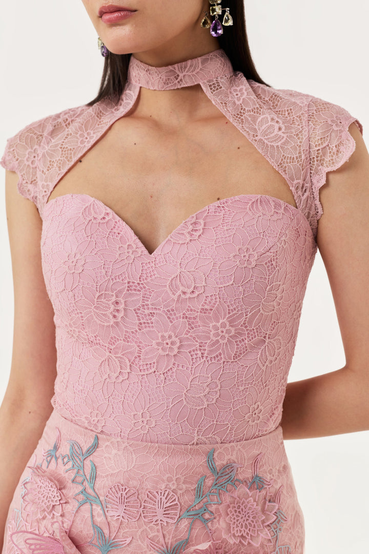 Butterfly Dahlia Skirt Set