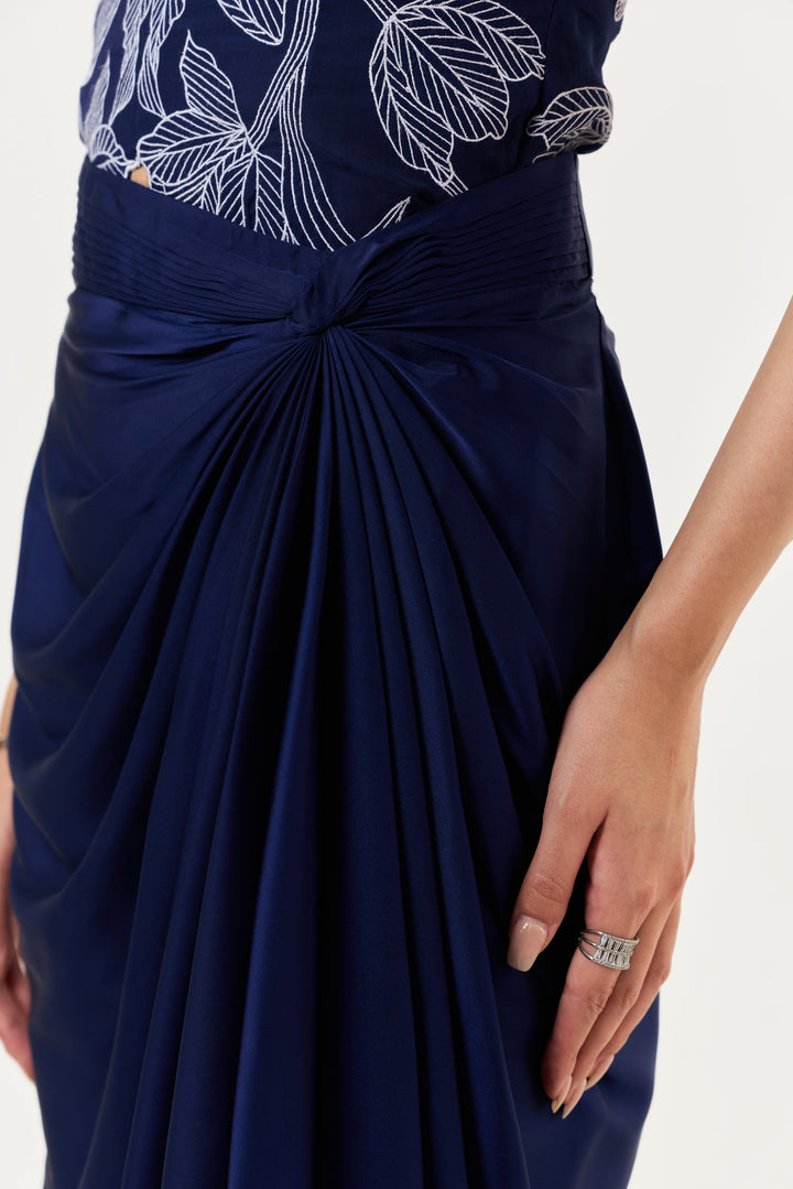 Wild Tulip Top Set - Navy