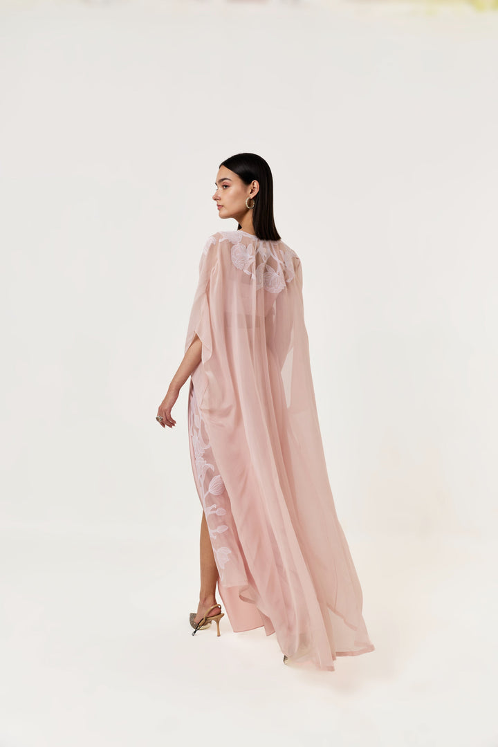 Wild Tulip Cape Set - Blush Pink