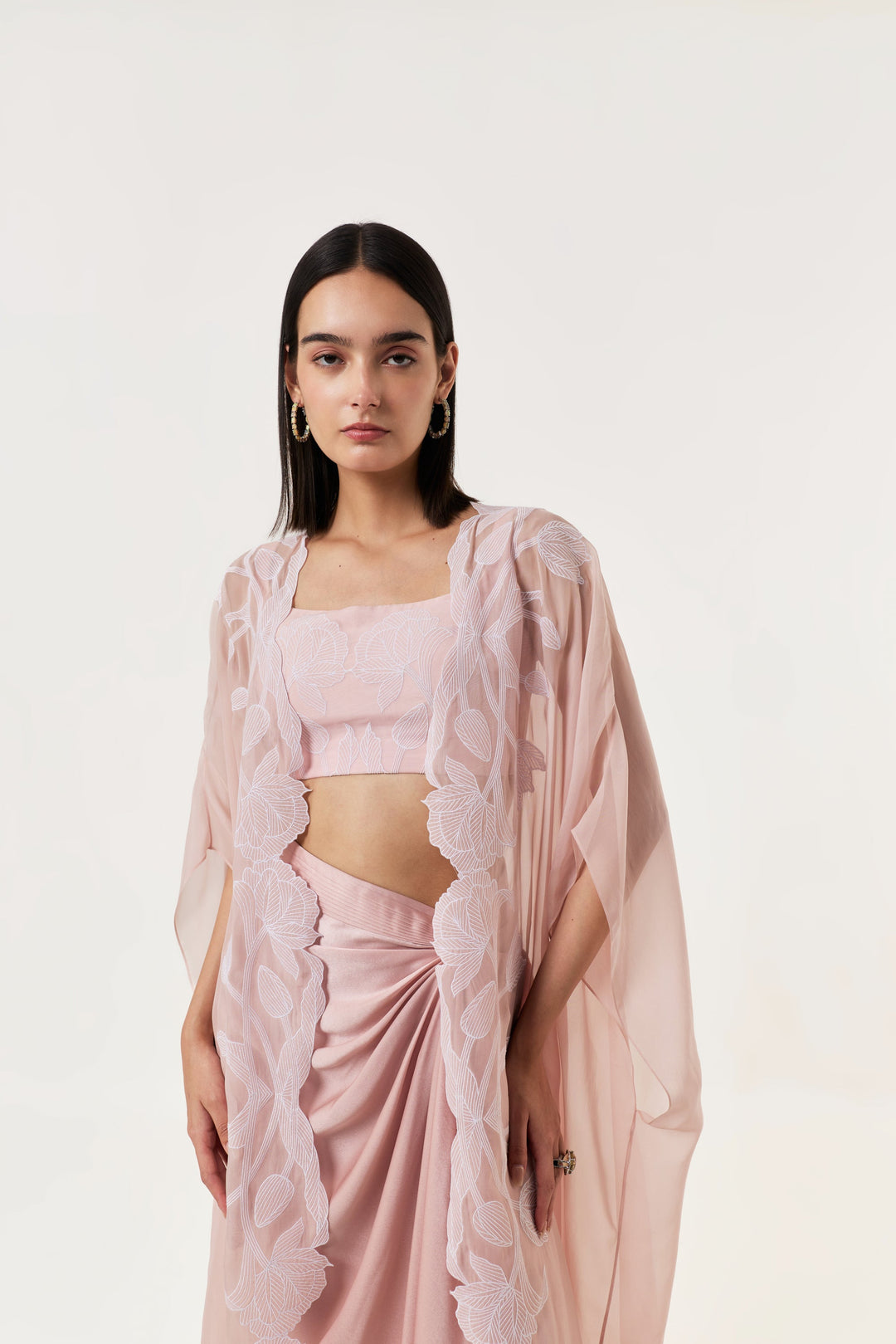 Wild Tulip Cape Set - Blush Pink