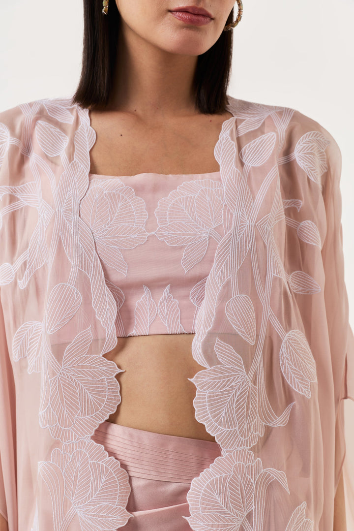 Wild Tulip Cape Set - Blush Pink