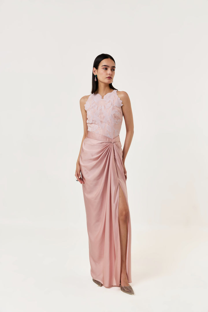 Wild Tulip Top & Skirt Set - Blush Pink