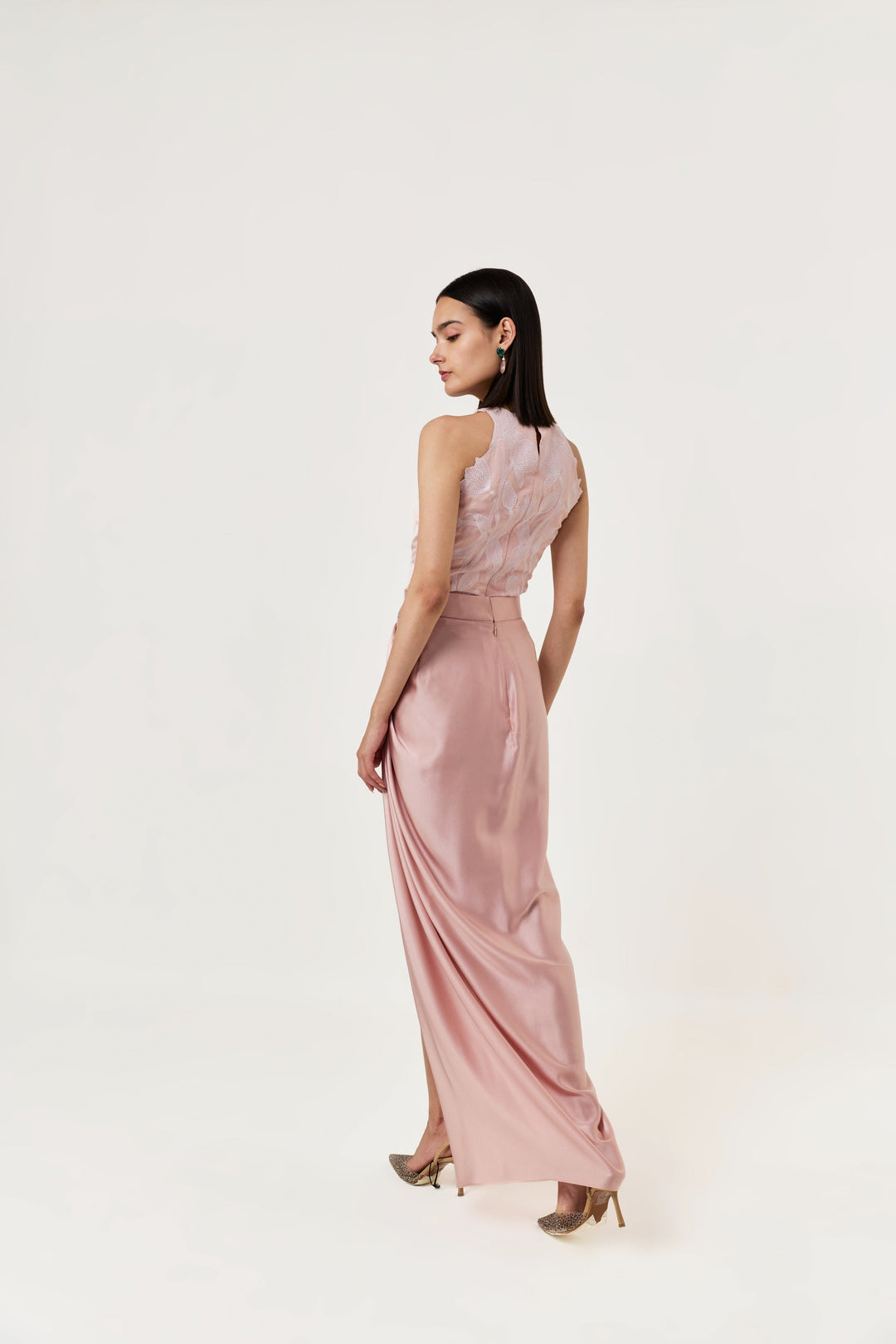 Wild Tulip Top & Skirt Set - Blush Pink