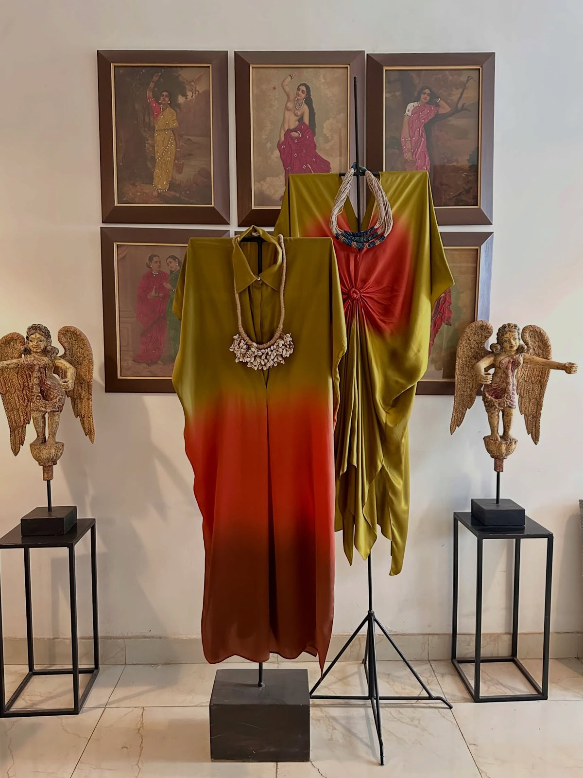 A designer thinks in colour, print and proportion