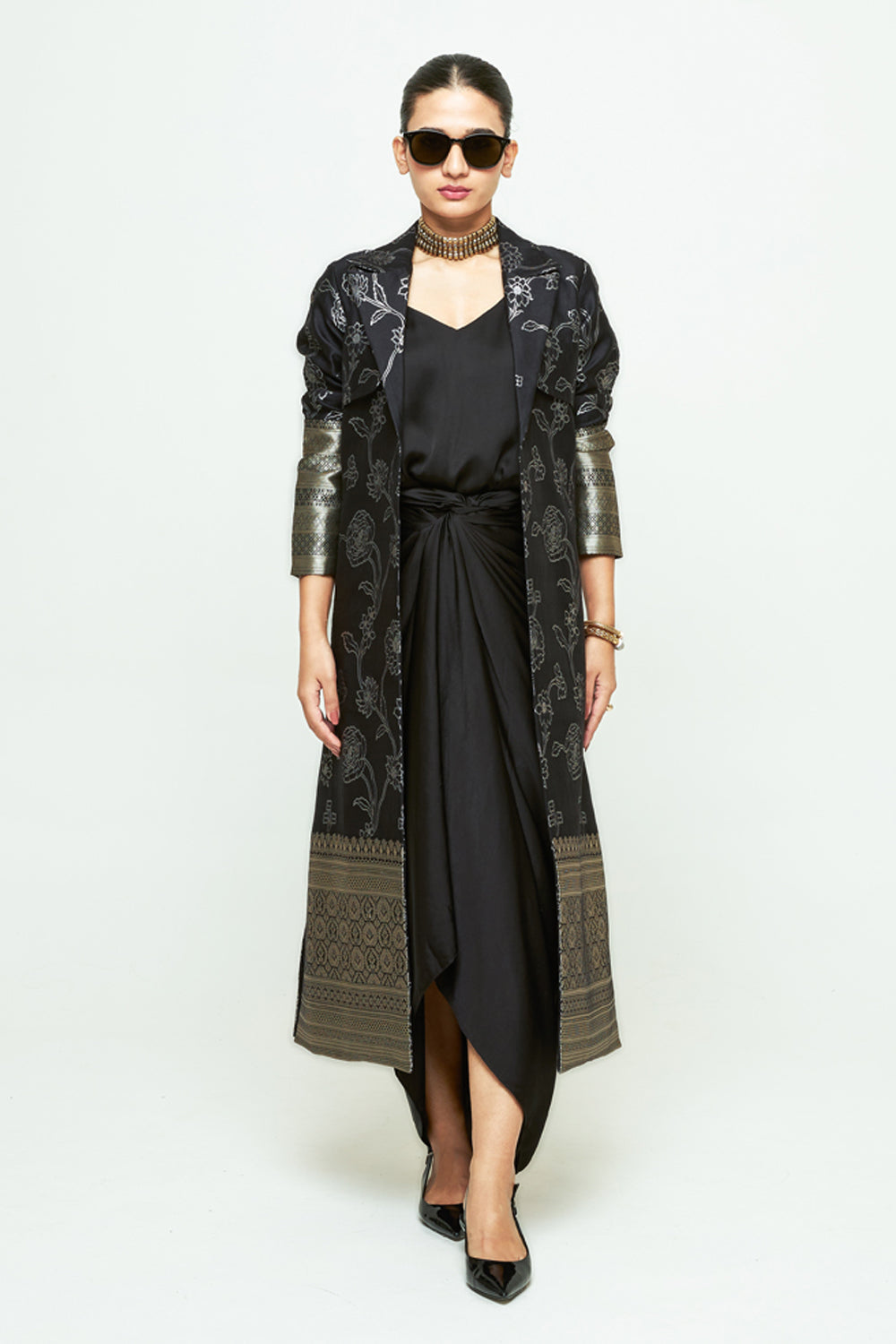 Rosa Black Statement Trench Set