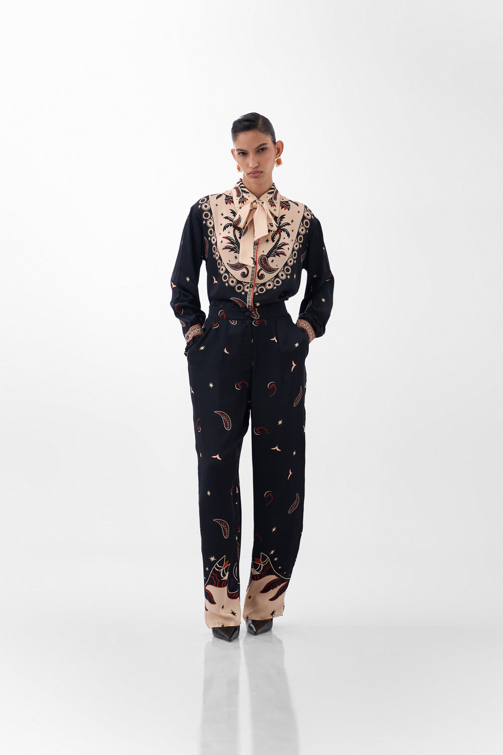 Iris Shirt - Nocturnal Jungle
