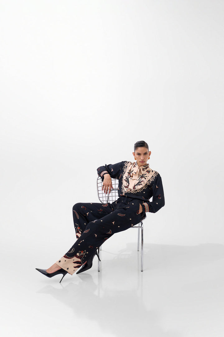 Iris Shirt & Thais Pants - Nocturnal Jungle