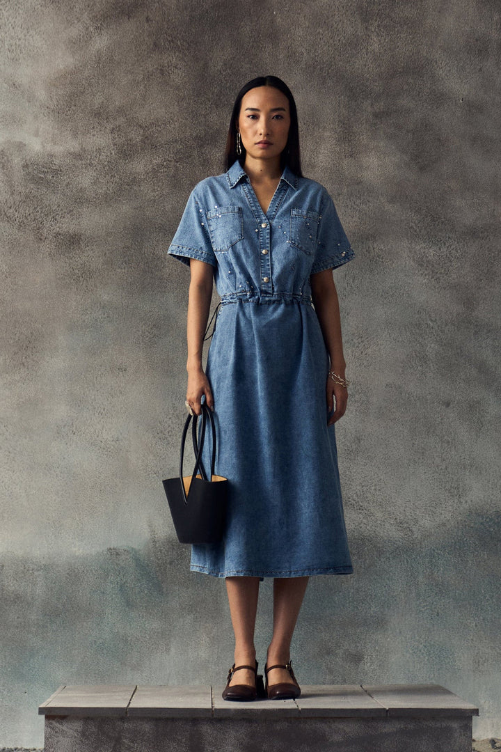 DENIM SHAYN DRESS
