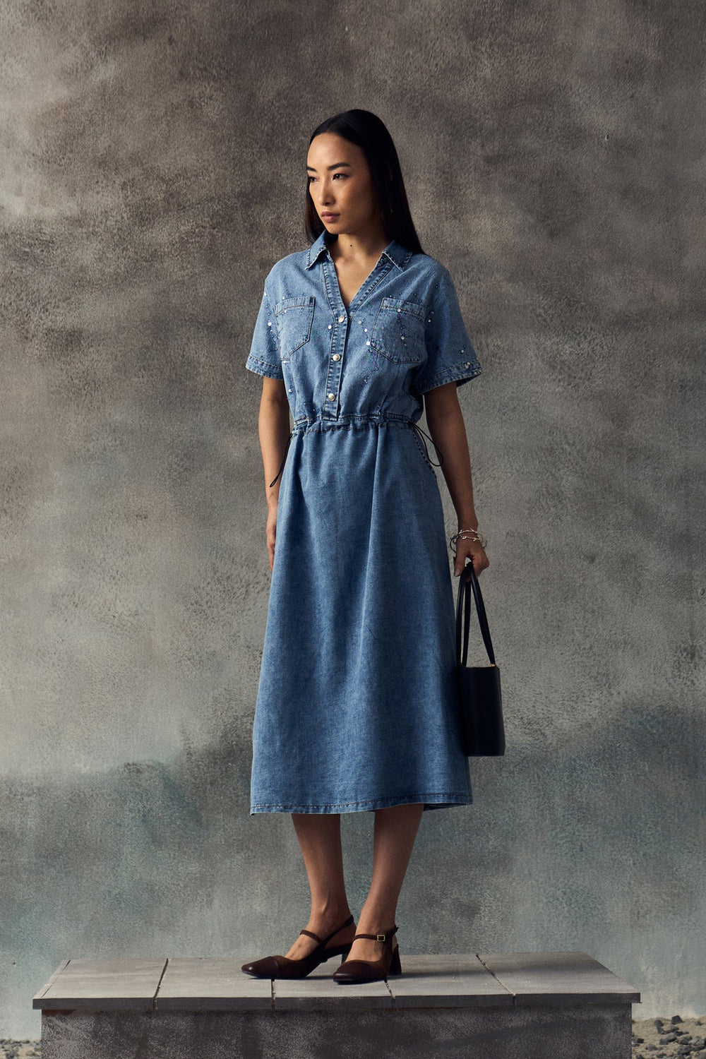 DENIM SHAYN DRESS