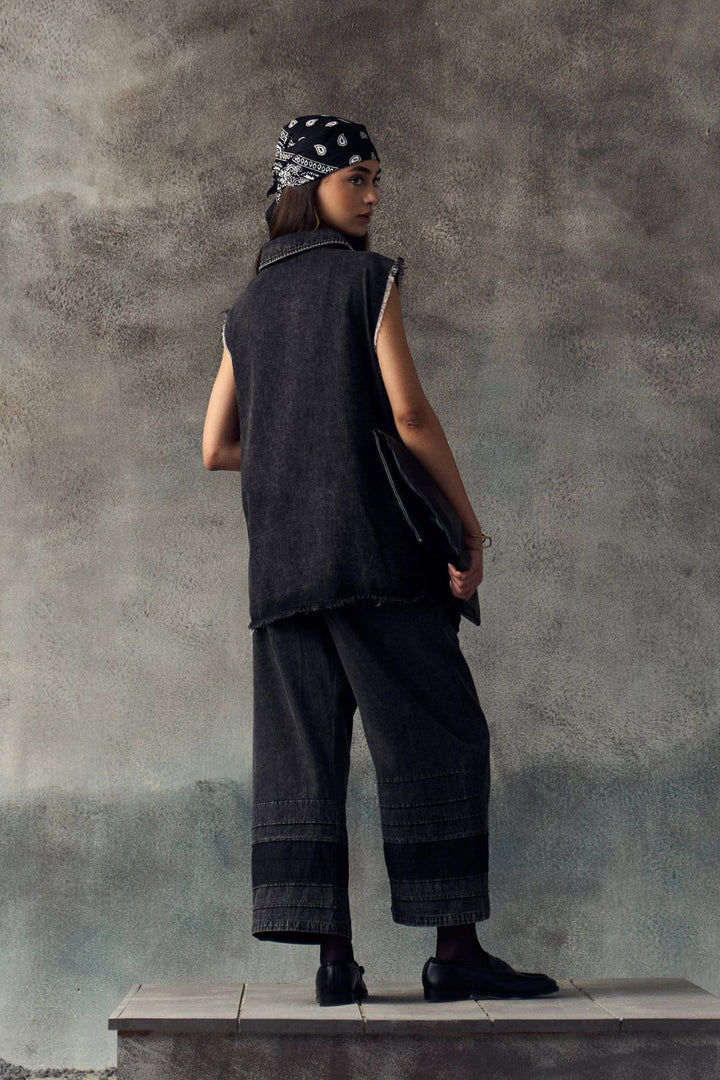 BLACK SORRENTE COORD SET