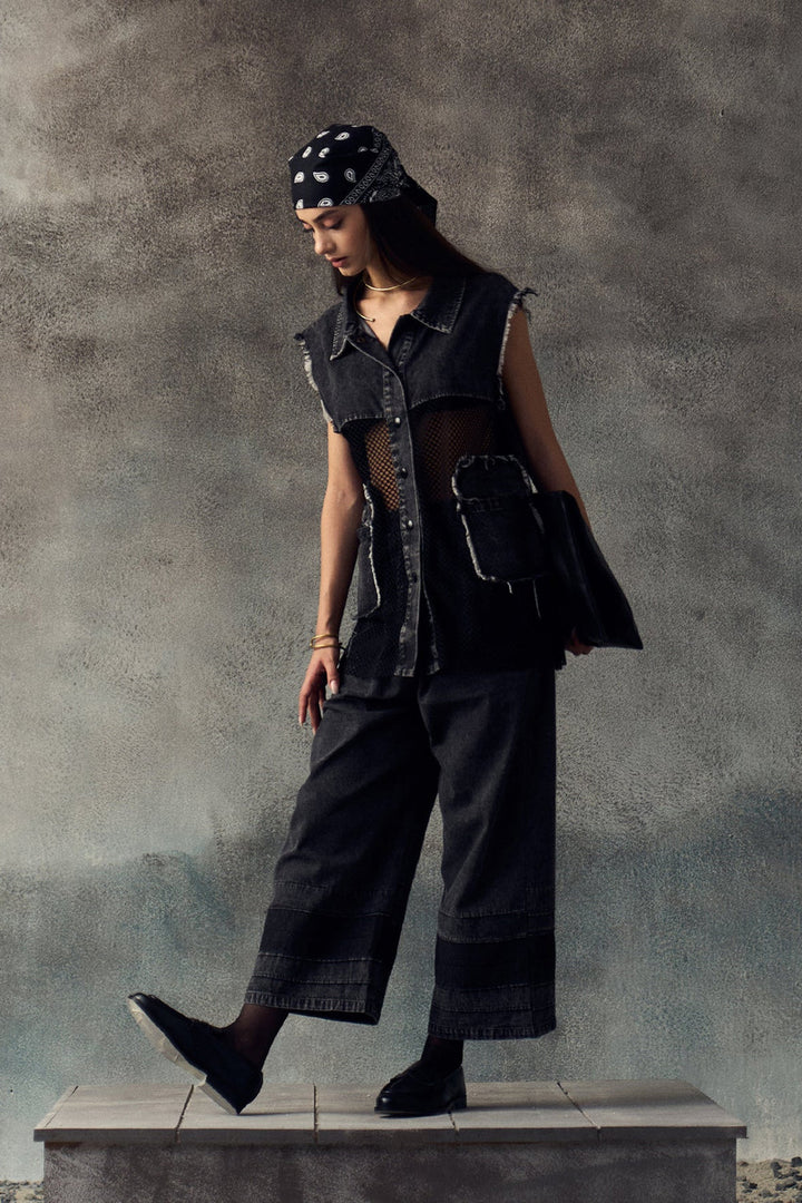 BLACK SORRENTE COORD SET
