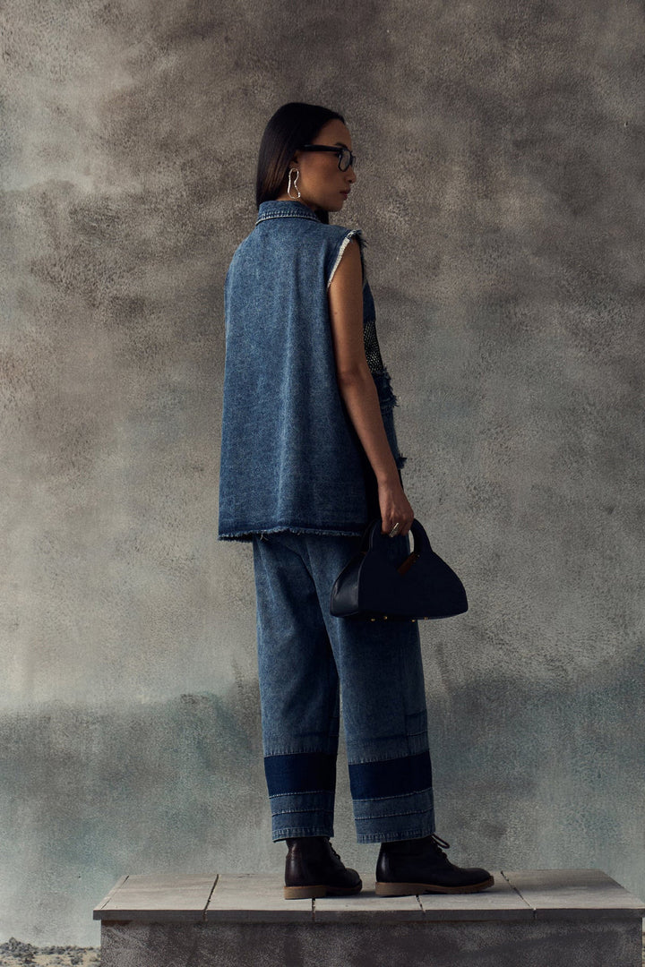 BLUE SORRENTE COORD SET