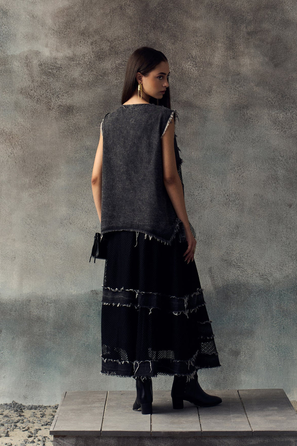 BLACK SABLYN SKIRT SET