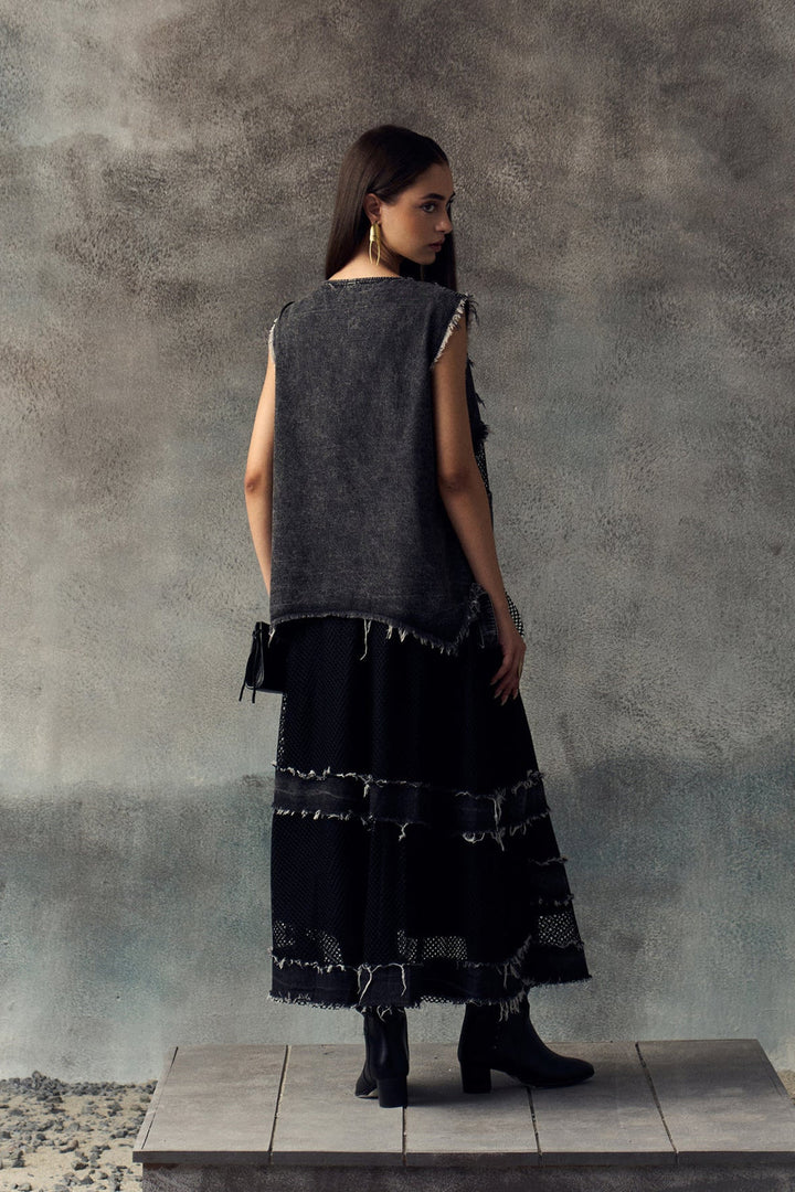 BLACK SABLYN SKIRT SET