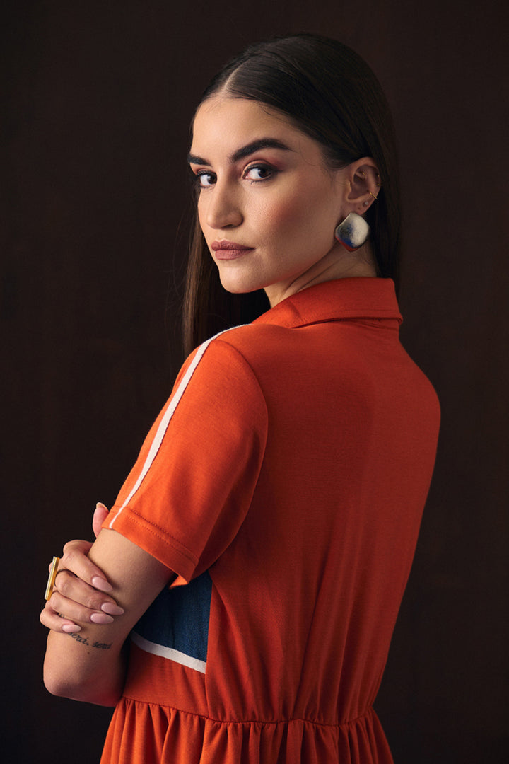 Orange Alia Dress