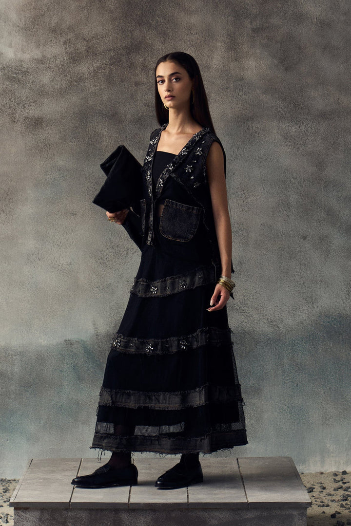 BLACK LABLYN SKIRT SET