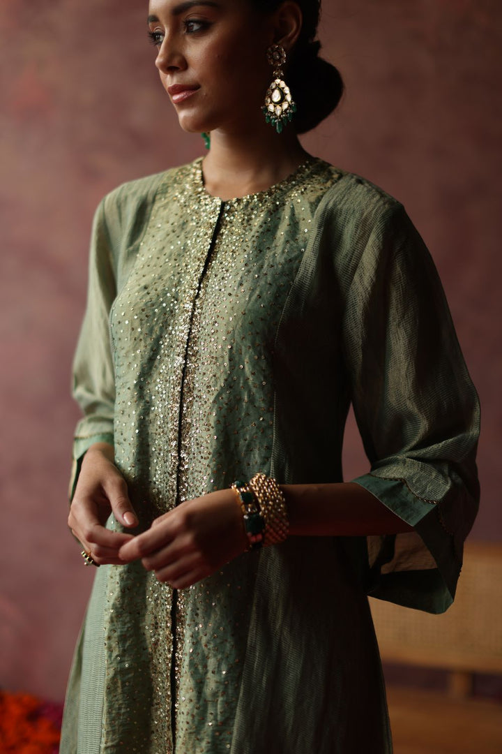 Paakizah Green Kurta Set