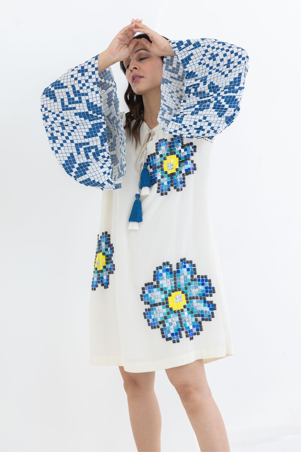 White Sunflower Dress